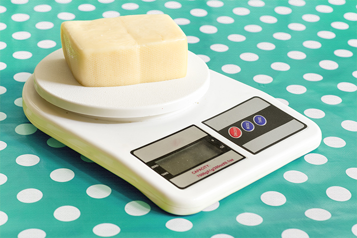 Weighing products at home is unlikely to give you an accurate measure. 