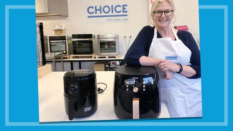 choice home economist fiona mair in the kitchen lab with air fryers