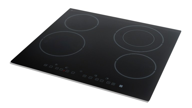 induction cooktop on a white background
