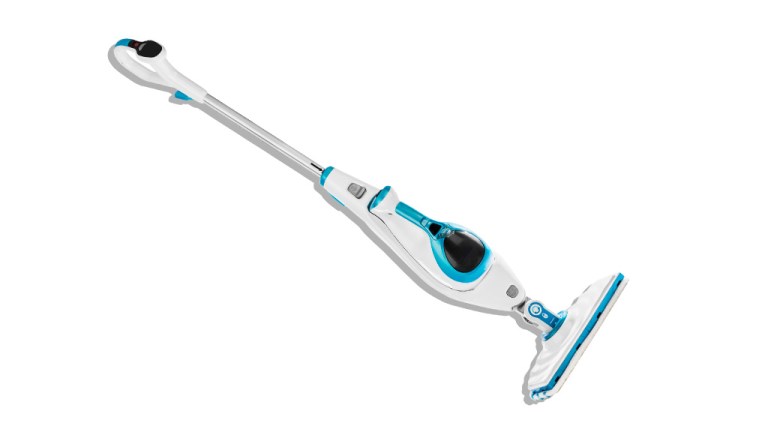 steam mop on white background