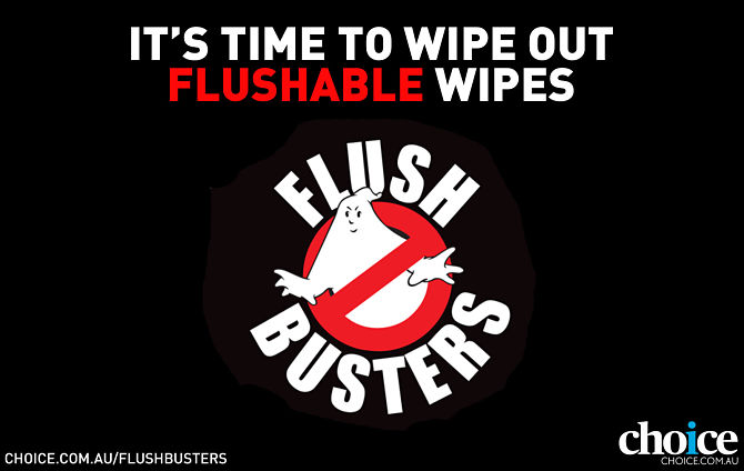Flushable wipes