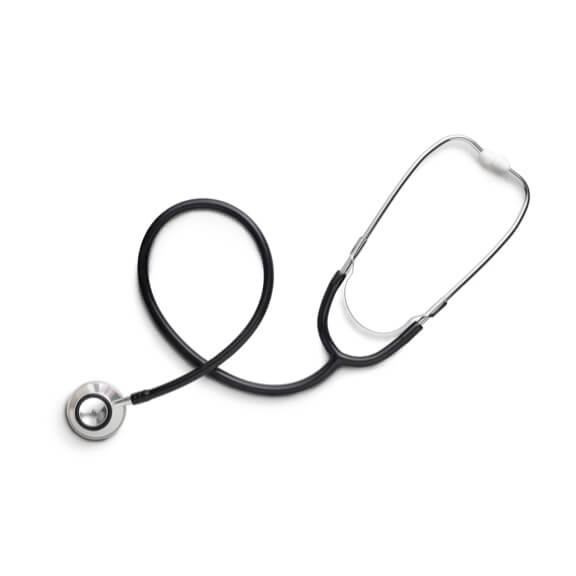 stethoscope on medical forms